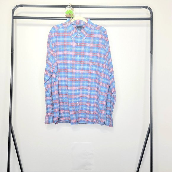 Daniel Cremieux Other - Daniel Cremieux Classics Slim Fit Blue Plaid Shirt
